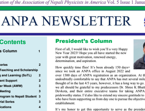 ANPA Newsletter, 2023, January Edition