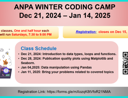 ANPA WINTER CODING CAMP