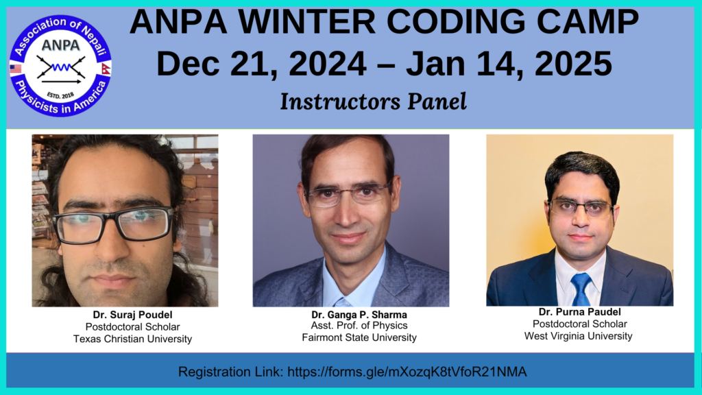 ANPA WINTER CODING CAMP Dec 21, 2024 – Jan 14, 2025 (1)